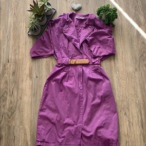 Trench style vintage dress